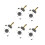 5PCS 3D Analog Joystick Control Button Replacement Part for 3DS 3DSXL 3DSLL for New 3DS XL LL 6