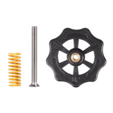 3D Printer Hot Bed Leveling Wheel Accessories for CR-10, for 3 Nuts, Screws, Springs Calibration Platform Kit M4