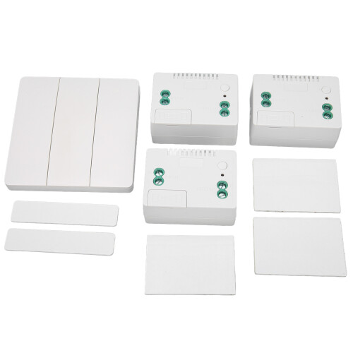 Interruptor sem fio compatível com HomeKit, tamanho compacto, componentes eletrônicos e de PC premium, resistente ao desgaste, à prova d'água, 1