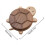 Turtle Coasters for Coffee Table Wood Coffee Table Mat Coaster Drinks Coasters for Coffee Tabletop Protection 6