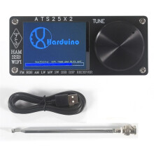 ATS25X2 Récepteur Radio SDR FM/LW/MW/SW/SSB à Bande Complète Récepteur de Bande Aéronautique avec Écran Tactile Couleur de 2,4 Pouces