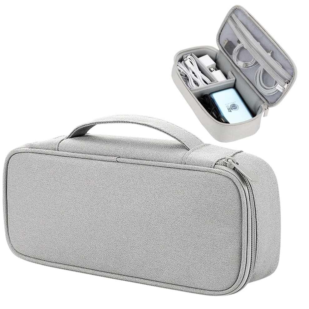 Teskyer Travel Tech Pouch, Protable Cable Organiser Bag, Electronics Accessories Travel Organizer Case For Cable Charger Earphone Power Bank Hard Dri 5006856433936