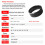 RFID Smart Ring Dual Frequency 125kHz 13.56MHz Rewritable Ceramic Access Control 18mm Black 3