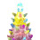 Easter Decorations - Lighted  Gnomes Resin Easter Tree with Multicolored Lights -  Prelit Easter Holiday Decor 5