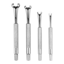 Stainless Steel Telescoping Bore Gauge Set - 1/8 to 1/2In Range and T Bore Hole Gauge Telescopic Gauge 6Pcs 5/16 to 6In