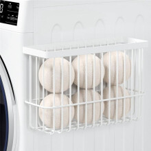 Magnetische Drogerballenhouder voor Wasruimteorganisatie, Magnetische Pluisjesbak voor Wasruimte, Strijkijzerdrogerballencontainer
