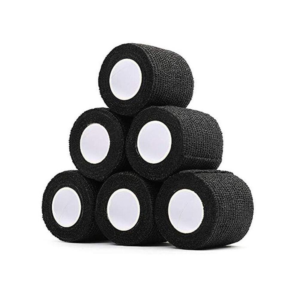 6Pcs Adhesive Bandage Wrap Breathable Cohesive Tape, Non Woven FirstAid Tape for Ankle Sprains & Swelling