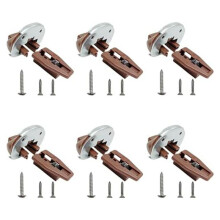 For Kenlin Rite-Trak II Replacement-Drawer Rail Kit Part 168 for with Metal Back and Drawer Stops with Rollers