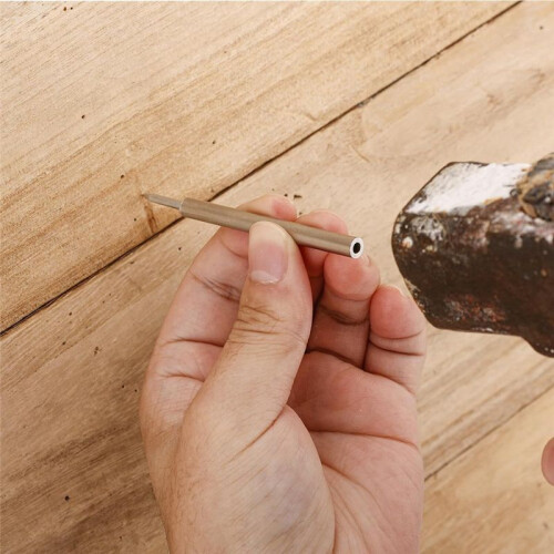 200Pcs Baseboard Seamless Nails Double-Headed Screw, Skirting  Special Invisible Security Nails with Sleeve Tool