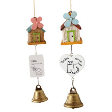 Carillon éOlien en RéSine, Cloche en Cuivre, Artisanat, Jardin, Maison, ExtéRieur, DéCoration Suspendue, Cadeau Artisanal, Ornement de Voiture,