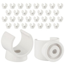 PEX Clips Pipe Clamp, 100Pcs 1/2 Inch Pipe Clamp for PVC Water Pipes and Tubing Hoses, Plastic U-Shaped Pipe Clamp Tools