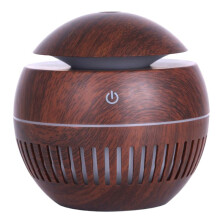 Humidificador de Aire PortáTil Difusor de Aire EléCtrico USB Humidificador de Aire UltrasóNico de Madera Aceite Esencial Aromaterapia Luz Nocturna