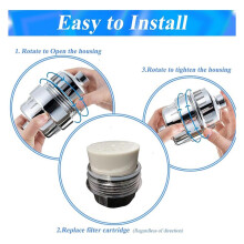 5 Pc Shower Filter Replacement,20 Stage Shower Filter for Hard Water,High Output Shower Water Filter