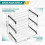 Stackable Small Shoe Rack, Entryway, Hallway and Closet Space Saving Storage and Organization (3-Tier, Black) 10