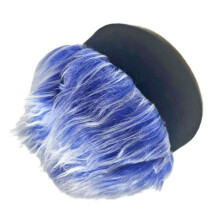 Adult Brimless Hats Baseball Cap Women Hairy Sports Hat Knitted Wig Hat W/ Wigs Hip Hop Headband Black+