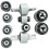 Automobile Front Left&Right Suspension Control Arm Bushing Kit Triangle Arm Front Lower Straight Arm for  Model 3 Y 1