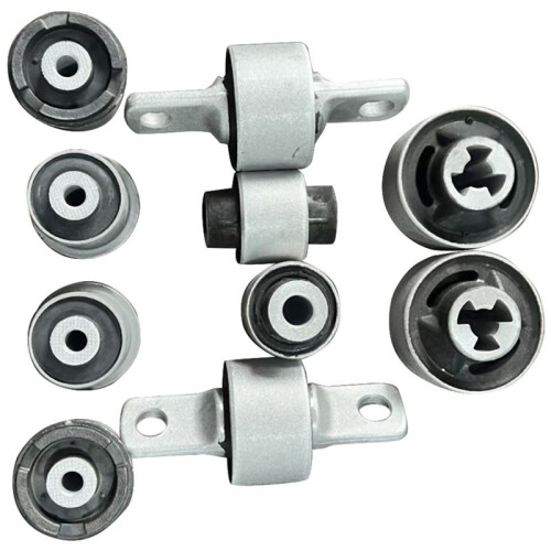 Automobile Front Left&Right Suspension Control Arm Bushing Kit Triangle Arm Front Lower Straight Arm for  Model 3 Y