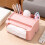 Tissue Storage Box,Study Table Organizer with Draw,Remote Holder Tissue Case with Stationary Organizer Tray B 3