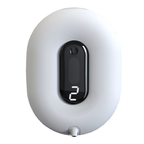 Hand Soap Dispenser U-Shape Auto-Induction Power Supply Mode Wall Hanging Type Timing Function Household Accessories