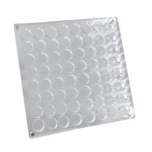 Acrylic Magnetic Seashell Display Box,Diamond Gemstone Beads Storage Display Organizer Box Grid Clear Acrylic Seashell,F