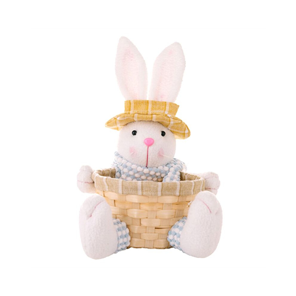 Torribaly Easter Candy Dish, Bunny Easter Basket, Easter Candy Storage Basket, Gift Box For Table Decor Easter Gift,B