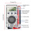 Digital Multimeter Auto-Ranging Voltmeter Tester Meter Voltage Meter Pocket Multi Tester with NCV- Contact Tester 8