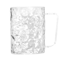 Organizzatore per il Bagno Tazza per Collutorio con Design Modello Glacier Anticaduta con Manico Tazza per Spazzolino da Bagno Resistente All'Usura A