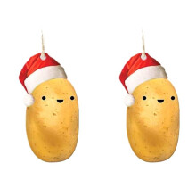 Christmas Potato Ornament,Christmas Tree Ornament Decor, Potato Hanging Ornament Christmas Tree Decorations (2 Pcs)