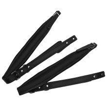 Accordion Strap Padded Bass Accordion PU Leather Shoulder Harness Straps Adjustable Belt for 16-120 Bass Accordion,Black