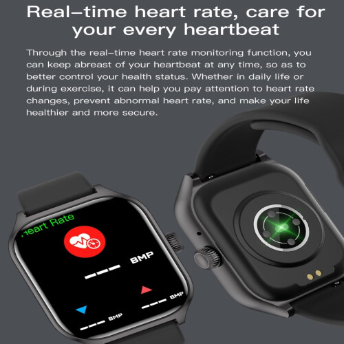 Smart Watch with Call Function, 2.01' Display, IP68 Waterproof Fitness Tracker for Android and iOS 1