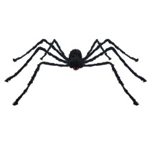 AraignéE Noire de 90 cm, DéCoration D'Halloween, Accessoire de Maison HantéE, DéCor GéAnt IntéRieur et ExtéRieur