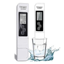 Testeur D'Eau NuméRique TDS 3 en 1 (TDS, TempéRature et EC), Compteur 0-999 Ppm PPM pour la Culture Hydroponique, Eau Potable