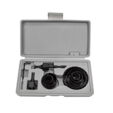 11Pcs Woodworking Hole Opener Set Wood Gypsum PVC Plastic Circular Drilling Bit LDE Downlight Drilling Tools Daquan