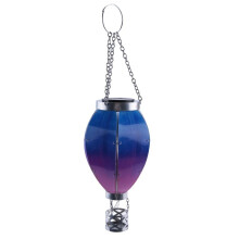 Art & Gift Solar Hot Air Balloon Lantern - Hanging Solar-Powered LED Lights, Waterproof Portable Decorative