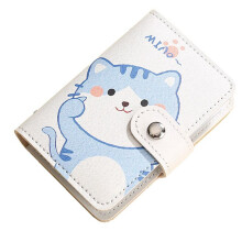 Credit Card Holder with 20 Card Slots + 2 ID Slots,Anti-Degaussing Bank Card Holder Coin Purse,B