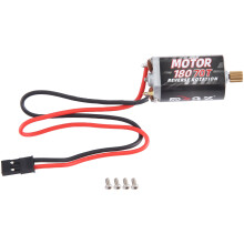 180 Brushed Motor with Stainless Steel Pinion for 1/18 RC Crawler TRX4M Upgrade,70T