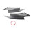1Pair Car Front Left & Right Lower Bumper Splitter for  E90 E92 E93 M3 2006-2013 Front Lip Trim Protective Guard 2