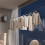 Retractable Clothesline Stainless Steel Pull-Out Clothes-Drying Machine Rope Space-Saving Clothes Drying Rack, Black 5
