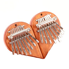 Kalimba 8 Key Exquisite Finger Thumb Piano,Gift for Beginners Music Lovers Players,Cute Pendant Love