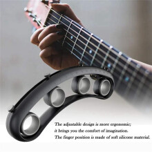 Gitaar Vinger Uitbreiding Vinger Force Span Oefentrainer, Baspiano Vinger Snelheid Systeem Accessoires Zwart