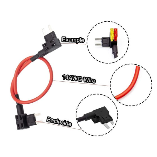 TIPM Bypass Cable, Fuse Holder Fuse Adapter, Fuel Pump Relay Bypass Cable for  Ram   , CBWPR091AA 2