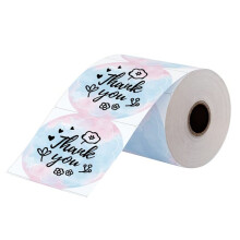 Shipping Label Printer Label Sticker Round Label Square Label DIY Logo Design 2X2 Starrysky Round -500Pcs