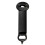 , Multifunctional Retractable Bottle Opener,Adjustable Multifunctional Stainless Steel Can Opener Black 1