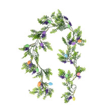 Insegna per Portico di Pasqua, Insegna per Portico un Tema Buona Pasqua con Decorazione un Forma di Uovo di Coniglio (2M)