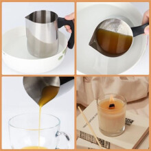 Candle Pouring Pot, 32 Oz Wax Melting Pot, 900Ml Candle Pouring Pitcher, Stainless-Steel Candle Making Kit