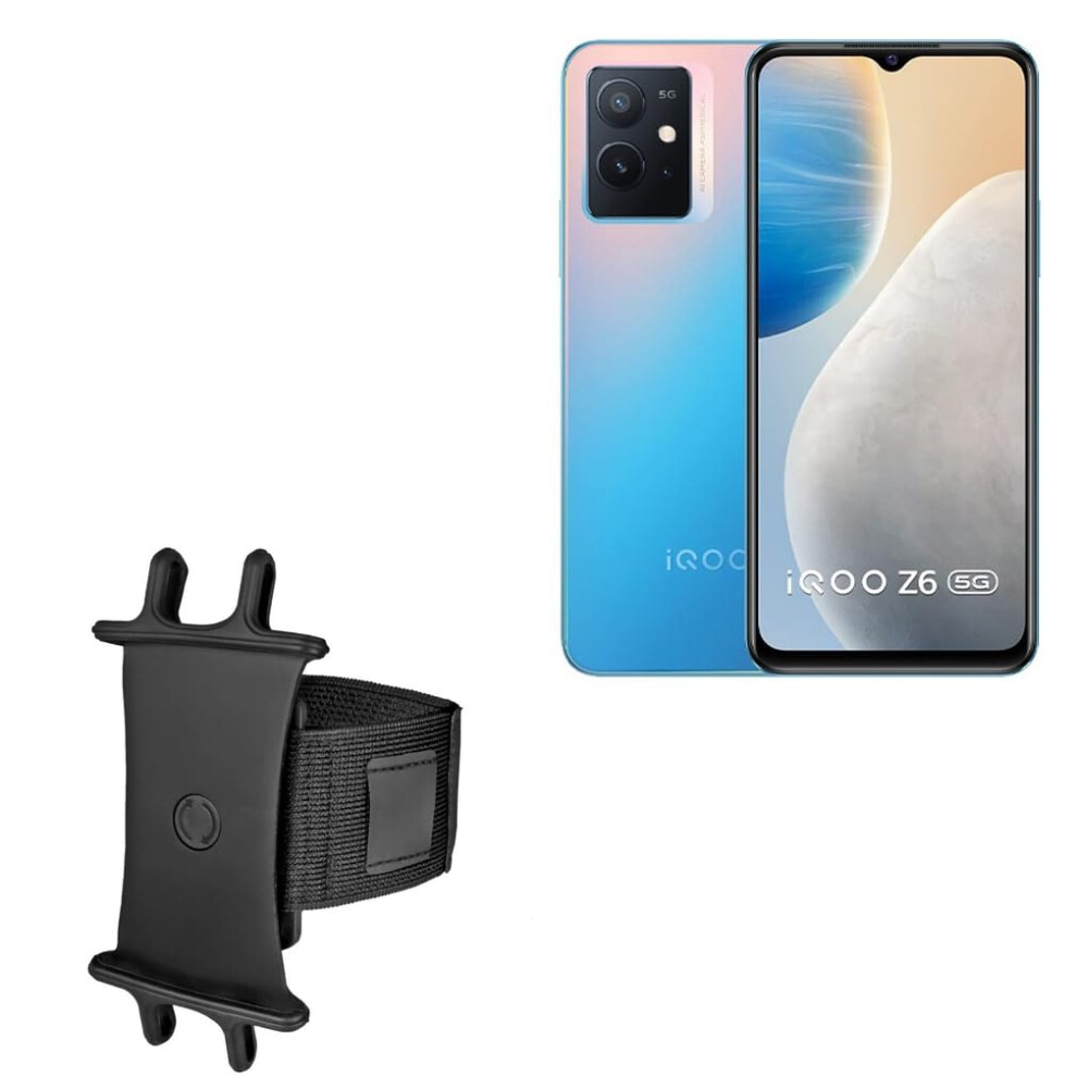 Phone Armband For Vivo Iqoo Z6 With Secure Holster, Adjustable Fit, Sweatresistant For Running 9053599539605