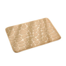 Bath Mat Cobblestone Bathroom Rugs Water Absorbent Bath Mats for Bathroom Machine Washable Bath Rugs(40X60cm,)