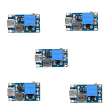 5 Szt. 2A - MT3608 Moduł PodwyżSzająCy z TYPE-C-USB, Konwerter PodwyżSzająCy, Regulator NapięCia Zasilania