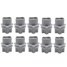 10Pcs Car T20 Socket Brake Tail Lamp Rear Light Socket Holder for Accord T20W 33515-S50-003