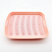 Orange-6 en 1 Machine Ă Saucisses Moule pour Faire Soi-MĂŞMe Faisant des Hot Dog Jambon Fait Ă la Main Moule en Silicone Machine Alimentaire Cuisine
